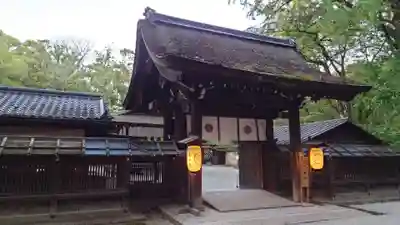 河合神社(鴨川合坐小社宅神社)の山門・神門