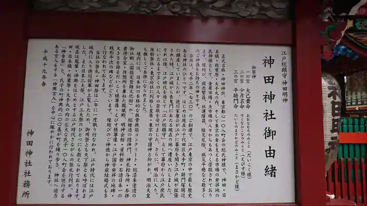 神田神社(神田明神)の歴史