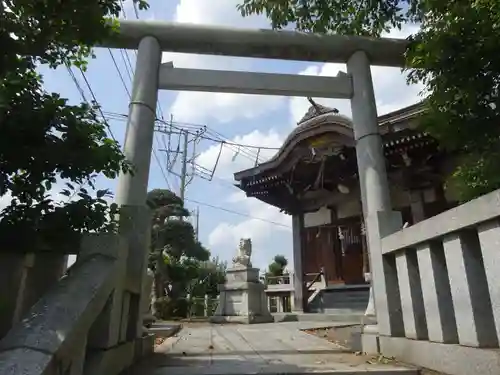 八幡神社の鳥居