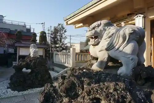 志茂熊野神社の狛犬