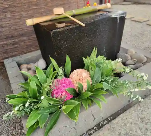 上尾御嶽神社の手水