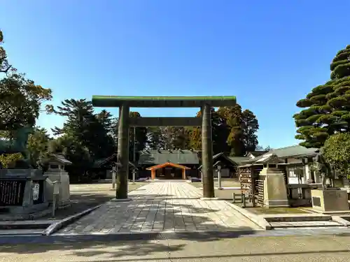 石川護國神社の鳥居