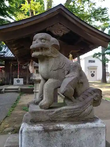 打越天神北野神社の狛犬