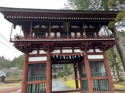須波阿湏疑神社の山門・神門