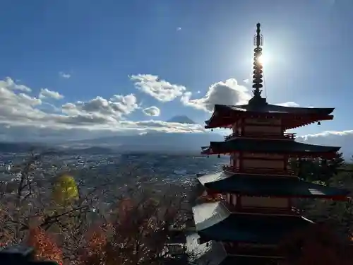 新倉富士浅間神社の景色