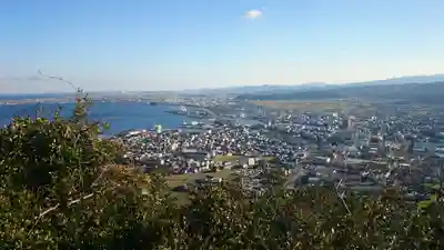 日峰神社の景色