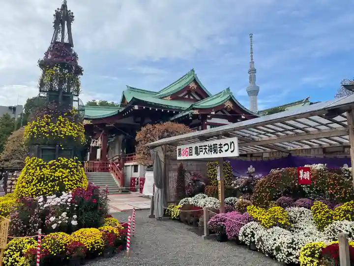 亀戸天神社の庭園