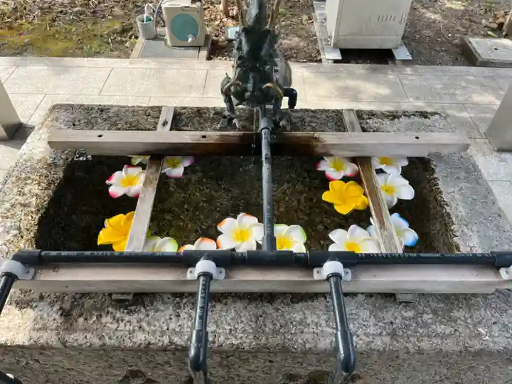 結神社の手水舎