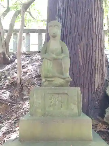 萩日吉神社の狛犬