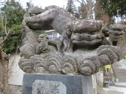 石都々古和気神社の狛犬