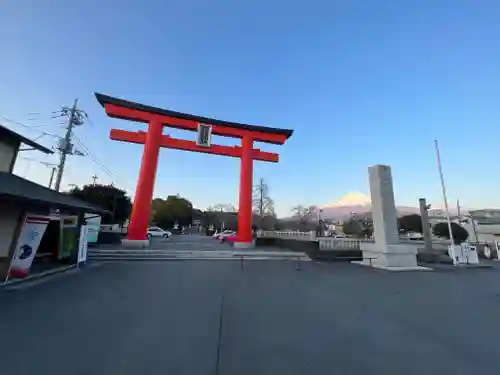 富士山本宮浅間大社の鳥居