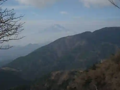 大山阿夫利神社本社の景色