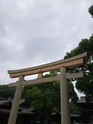 明治神宮の鳥居