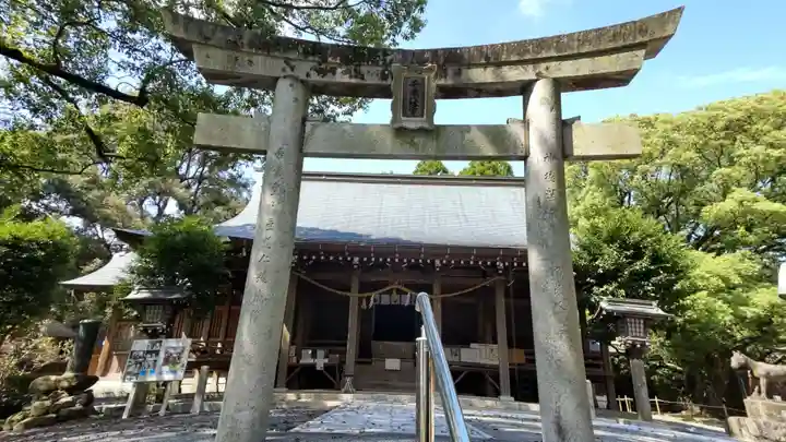 千栗八幡宮の鳥居