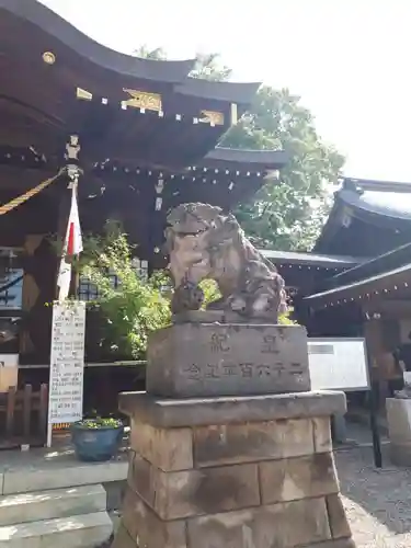 行田八幡神社の狛犬