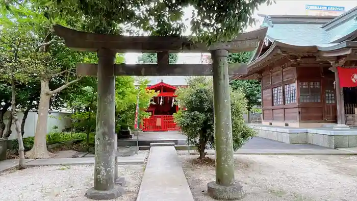 久留米宗社　日吉神社の鳥居