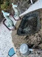 安乎岩戸信龍神社　(安乎八幡神社 摂社)の手水