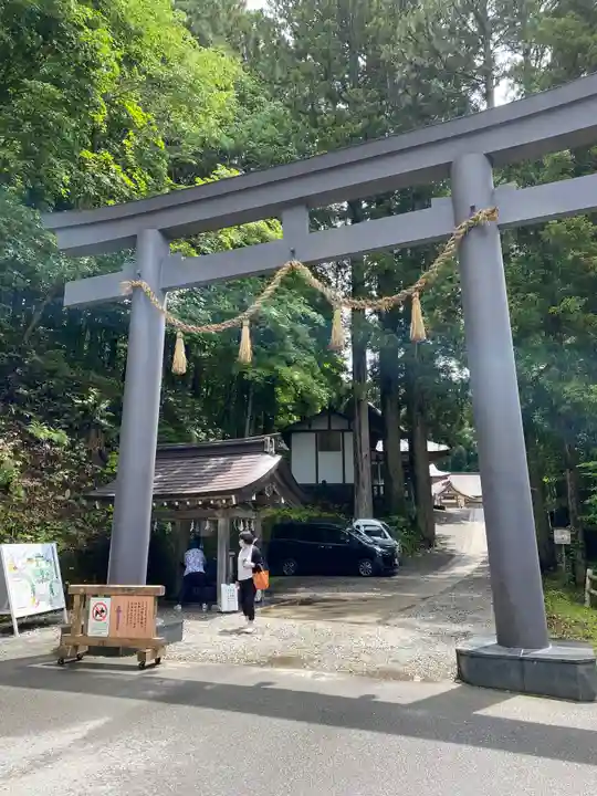 戸隠神社中社の鳥居