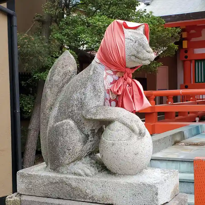 大森稲荷神社の狛犬