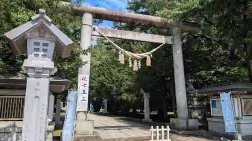 帯廣神社の七五三参
