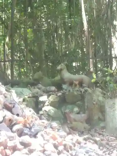 田倉牛神社の狛犬