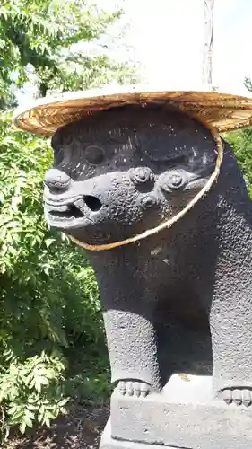 江部乙神社の狛犬