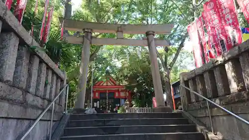 笠䅣稲荷神社の鳥居