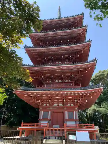 竹林寺の塔