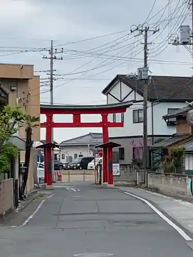 山名八幡宮の鳥居