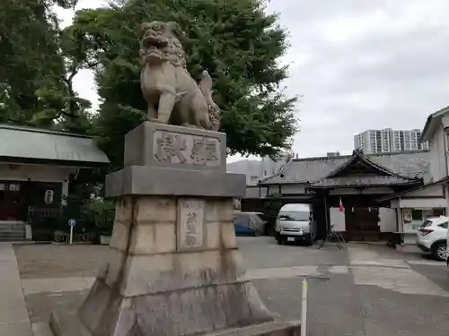 下神明天祖神社の狛犬