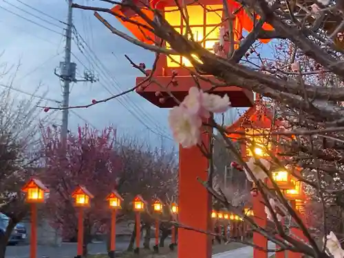 朝日森天満宮の景色