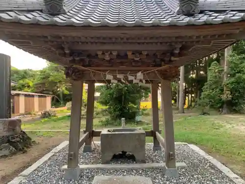 瀧口神社の手水舎