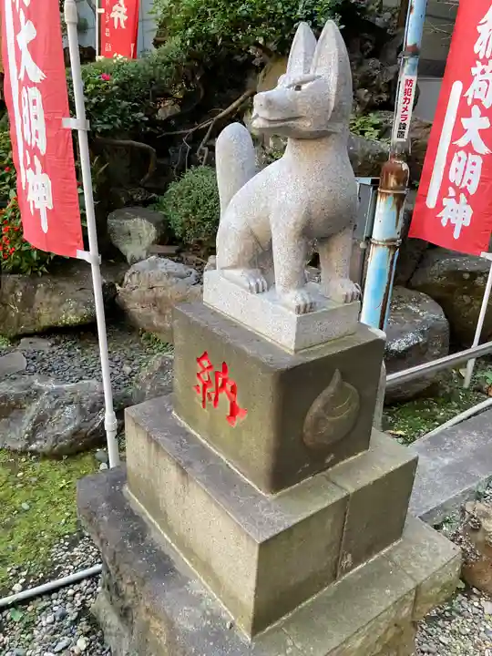 羽衣町厳島神社(関内厳島神社・横浜弁天)の狛犬