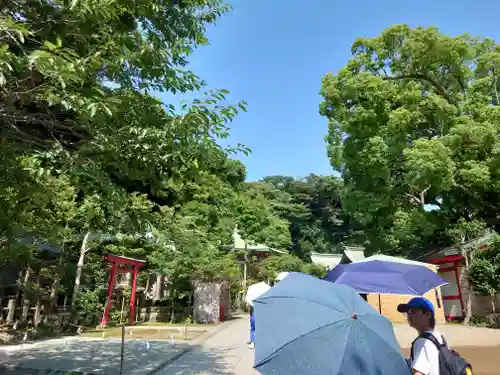 江島神社の庭園