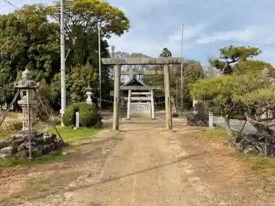 高田波蘇伎神社の鳥居