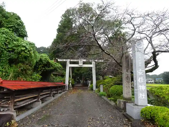 安住神社の鳥居