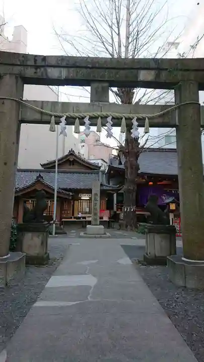 日本橋日枝神社の鳥居