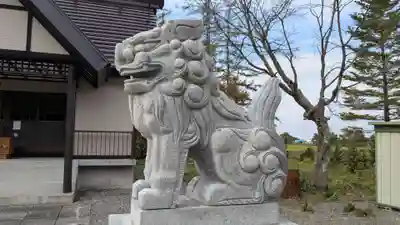 上更別神社の狛犬