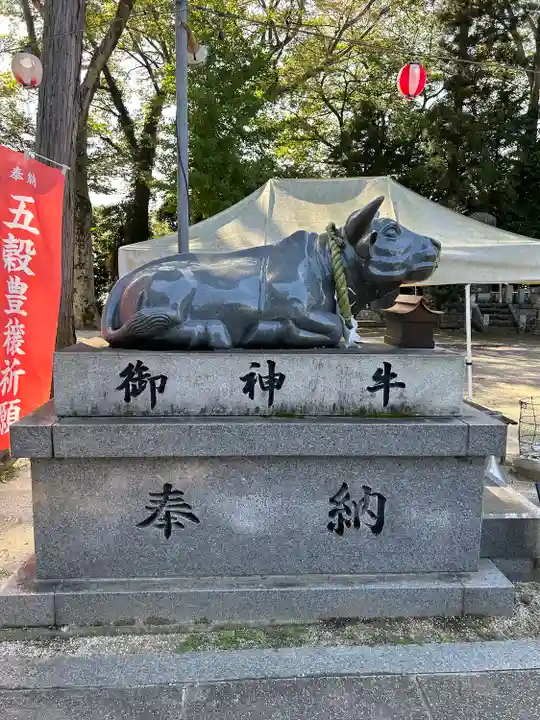 大生郷天満宮の像
