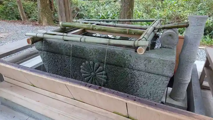 小國神社の手水舎