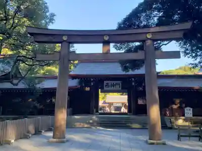 明治神宮の鳥居