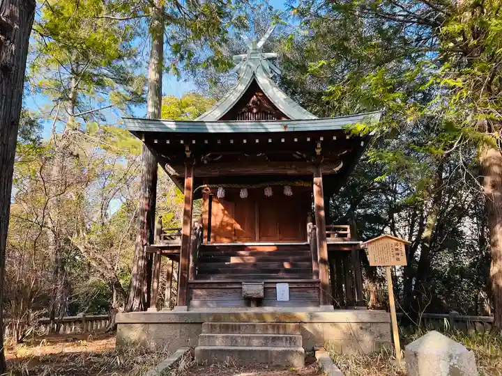 岡田神社の本殿・本堂