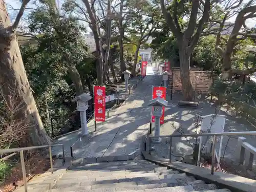 白旗神社の景色