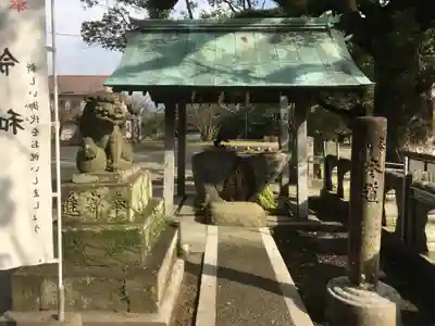 下庄八幡神社の手水舎