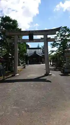 於保多神社の鳥居