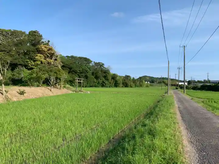 川田神社の周辺