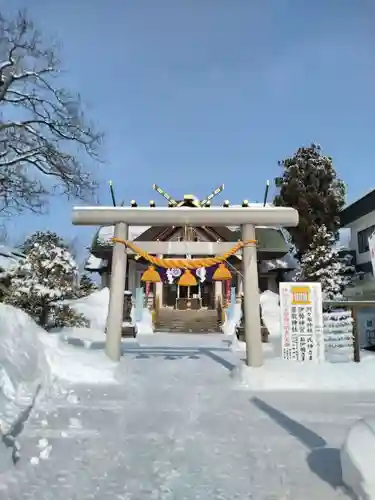 烈々布神社の鳥居
