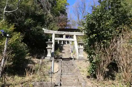 大六天麻王神社の鳥居