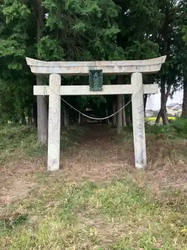 亀和田天満宮の鳥居