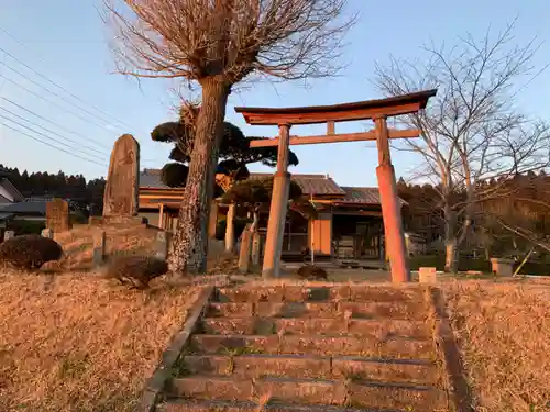 月山神社の鳥居